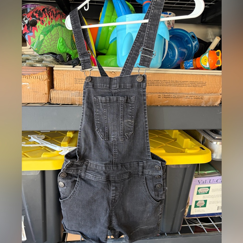 Dark Denim Overalls
